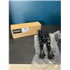 Image 2 : Lot of 1 Feyachi Carbon Fiber Tactical Rifle Bipod 6"-9" - Adjustable with Picatinny Adapter