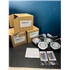 Image 1 : Lot of 3 Multi-Pack Boxes of LED Panel Recessed Color Changing Lights - 4lights per box/12 total