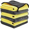Image 1 : Lot of 2 Packs of Microfiber Extra Thick/Soft Car Detailing Towels - 6pcs per pack/12 total