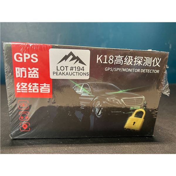 Lot of 1 GPS/Spy/Monitor Detector