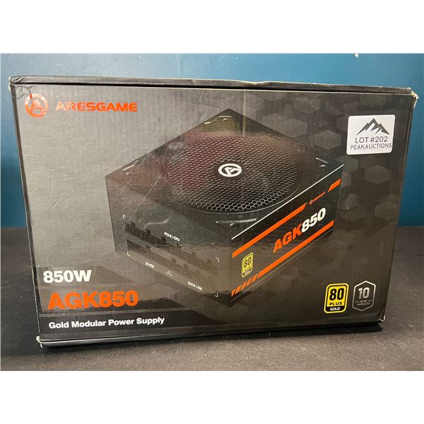 Lot of 1 Aresgame 850W AGK850 Gold Modular Power Supply for PC