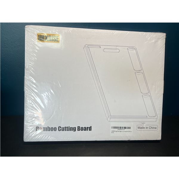 Lot of 1 Bamboo Heavy-Duty Large Size Thick Cutting Board