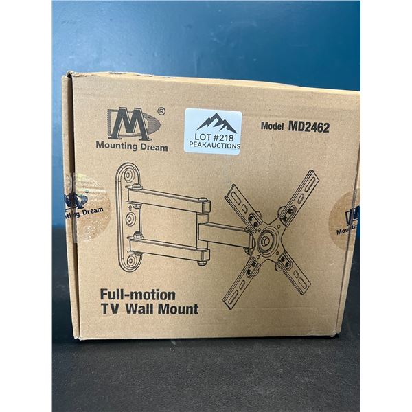 Lot of 1 Full-Motion TV Wall Mount
