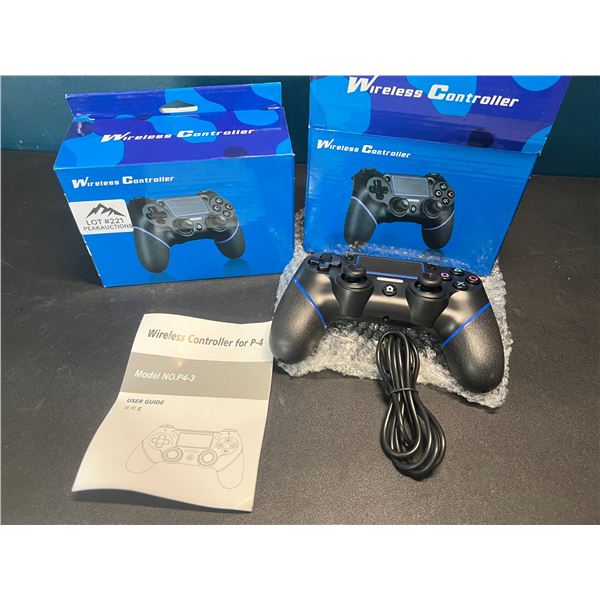 Lot of 2 Wireless Controllers for PS4
