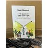 Image 3 : Lot of 1 LED Full Spectrum Grow Light for Indoor Plants