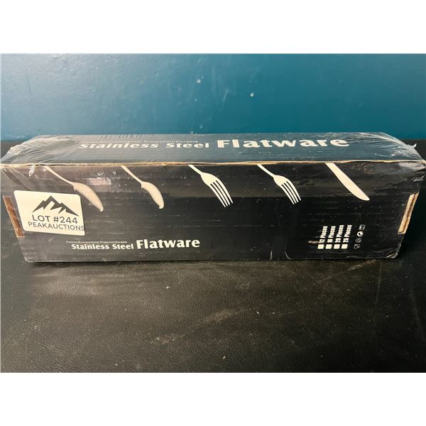 Lot of 1 Stainless Steel Flatware Kitchen Cutlery Set - 30 PCS