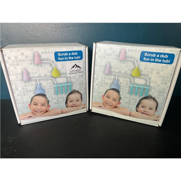 Lot of 2 Toddler Bath Tub Toys