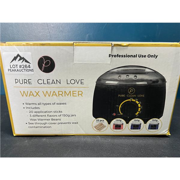 Lot of 1 Wax Warmer/Hair Removal Waxing Kit w/ Wax Beans & Pot (Waxing Kit)  - Brand New!