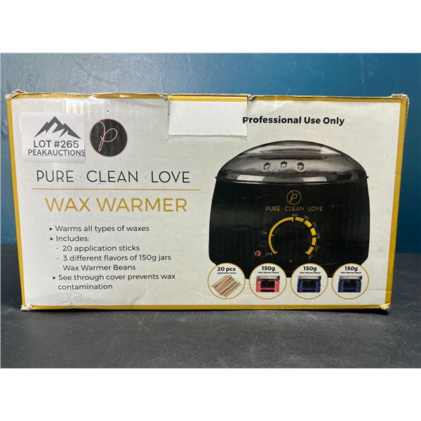 Lot of 1 Wax Warmer/Hair Removal Waxing Kit w/ Wax Beans & Pot (Waxing Kit)  - Brand New!