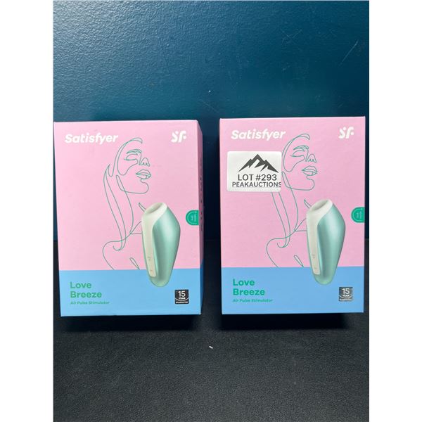Lot of 2 Love Breeze Air Pulse Clitoral Stimulator Sex Toys by Satisyer