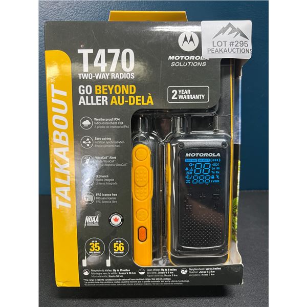 Lot of Motorola Talkabout T470 Two-Way RadiosWalkie Talkies  - BRAND NEW SEALED!