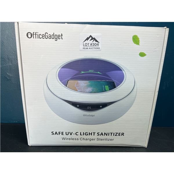 Lot of 1 Office Gadget Safe UV Phone Sterilizer and Wireless Charger
