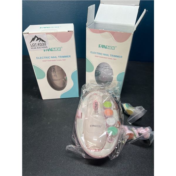 Lot of 2 Electric Nail Trimmers