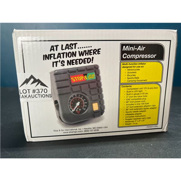 Lot of 1 Mini-Air Compressor - Compact/Portable Size