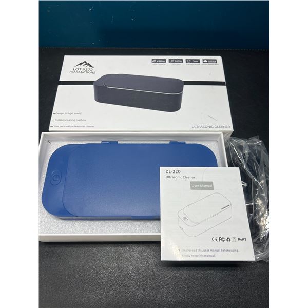 Lot of 1 Ultrasonic Cleaner - For Jewelry, Opticians, Small Electronics, etc.
