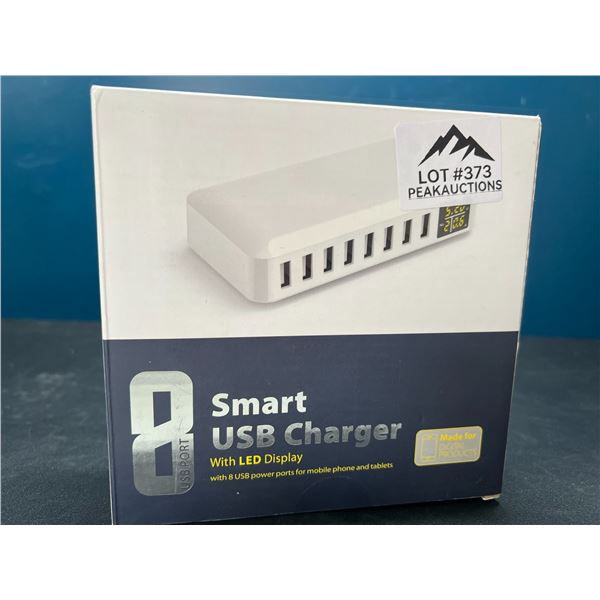 Lot of 1 Smart 8 USB Charger w// LED Display