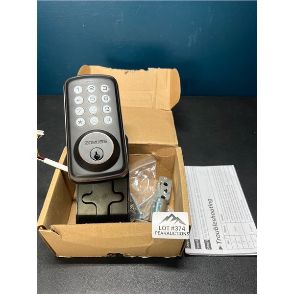 Lot of 1 Zomoss Keypad Digital Deadbolt Door Lock