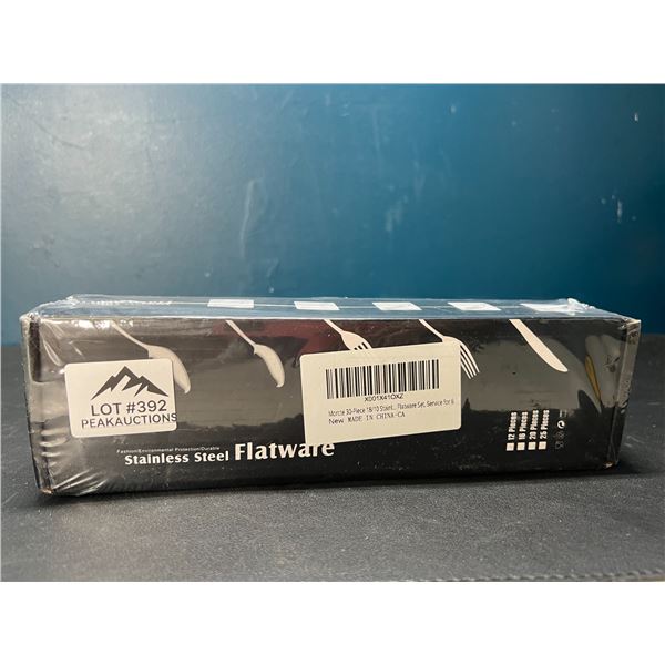 Lot of 1 Stainless Steel Flatware Kitchen Cutlery Set - 30 PCS