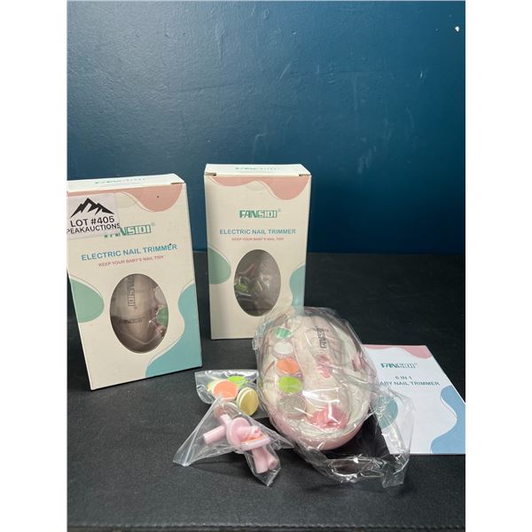 Lot of 2 Electric Nail Trimmers