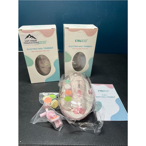 Lot of 2 Electric Nail Trimmers