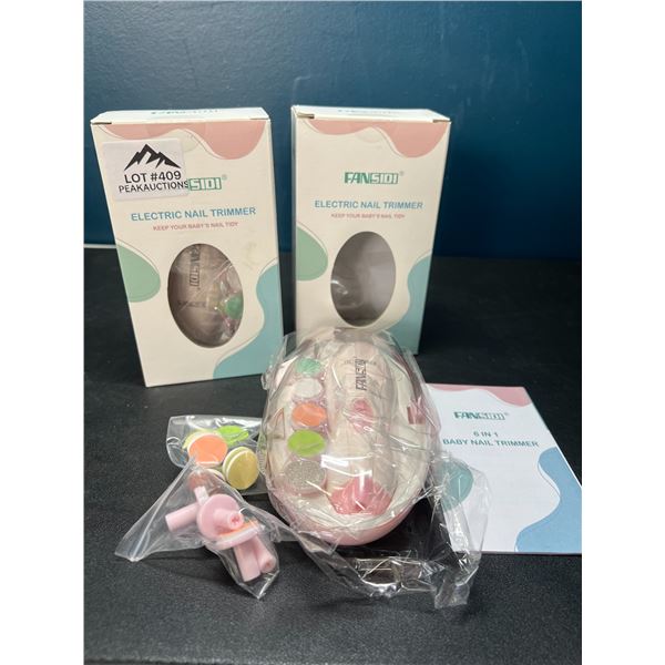 Lot of 2 Electric Nail Trimmers