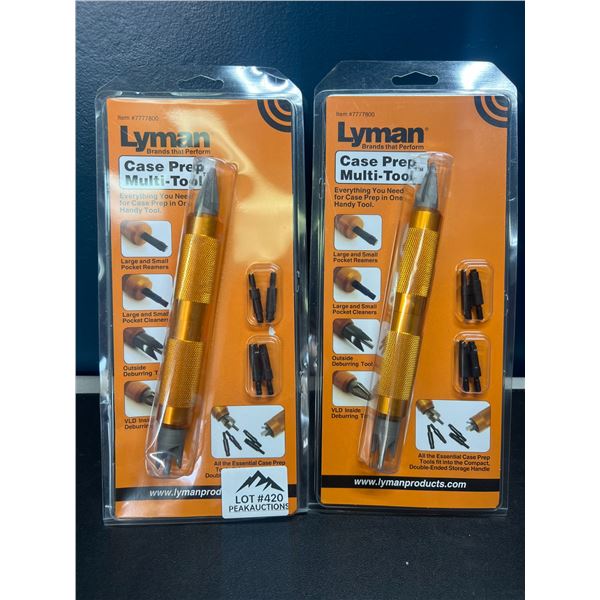 Lot of 2 Lyman Case Prep Multi-Tools