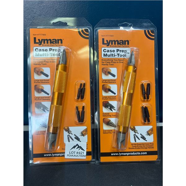 Lot of 2 Lyman Case Prep Multi-Tools