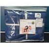 Image 1 : Lot of 1 Queen Size 4PC Bed Sheet Set - Blue