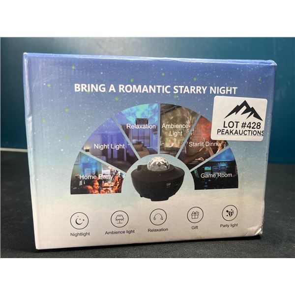 Lot of 1 Starry Night Star Galaxy Light Projector w/ Remote Control