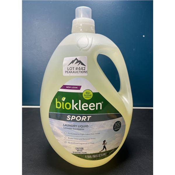 Lot of 1 Jug of Biokleen Sport Laundry Liquid - 1.2 gal