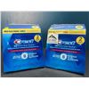 Image 1 : Lot of 2 Boxes of Crest 3D Whitestrips Teeth Whitening Kits - TwinPacks (2x28 strips per box)