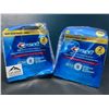 Image 1 : Lot of 2 Boxes of Crest 3D Whitestrips Teeth Whitening Kits - TwinPacks (2x28 strips per box)