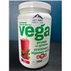 Image 1 : Lot of 1 Vega Plant-Based Protein and Greens - Berry Flavor - 600ml Large Tub Protein Powder