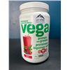 Image 1 : Lot of 1 Vega Plant-Based Protein and Greens - Berry Flavor - 600ml Large Tub Protein Powder