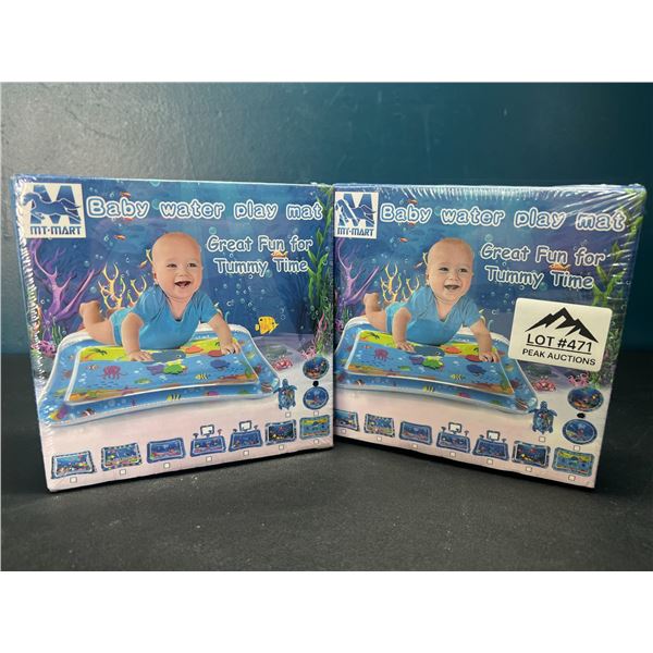 Lot of 2 Baby Water Sensory Play Mats