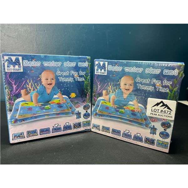 Lot of 2 Baby Water Sensory Play Mats