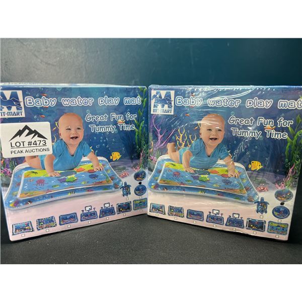 Lot of 2 Baby Water Sensory Play Mats