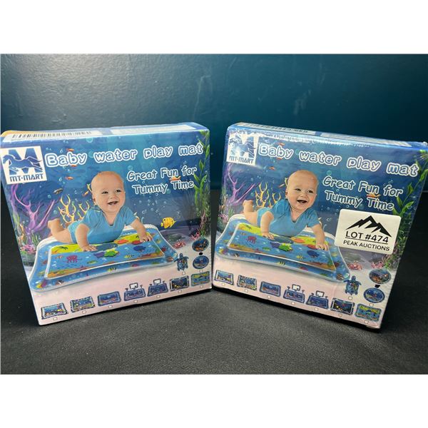 Lot of 2 Baby Water Sensory Play Mats