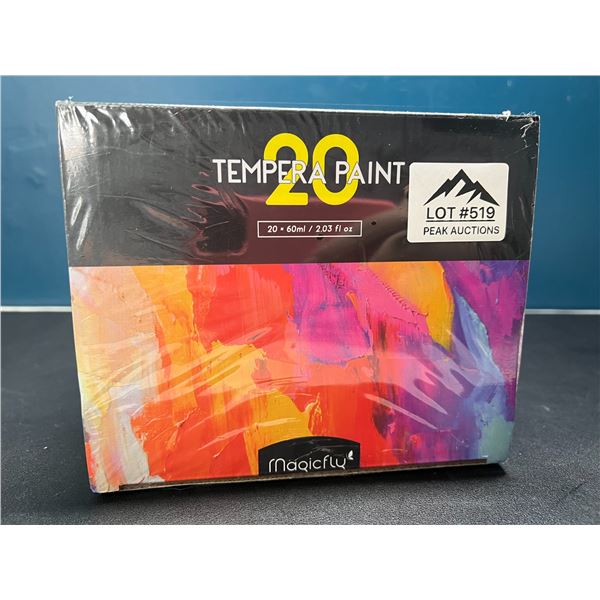 Lot of 1 Box of MagicFly Tempera Paints - 20 Pack/Colours