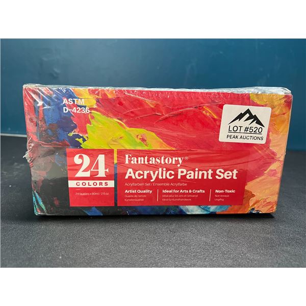 Lot of 1 Fantastory Acrylic Paint Set - 24 Colours