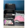 Image 1 : Lot of 1 Gel Nail Polish Kit w/ UV Lamp