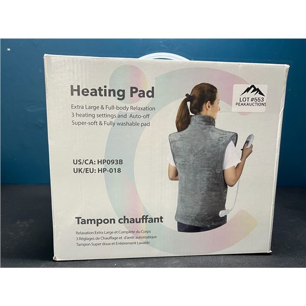 Lot of 1 Body Heating Pad - Wearable Heating Pad for Neck, Back, & Shoulders