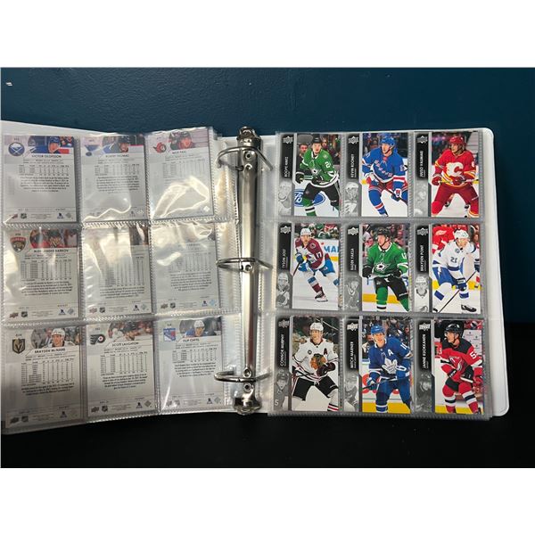 Lot of 1 Binder of Assorted Hockey Cards - 171 Total