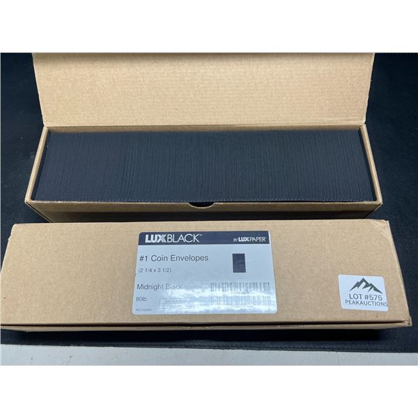 Lot of 2 Boxes of Coin Envelopes - 500pcs per box