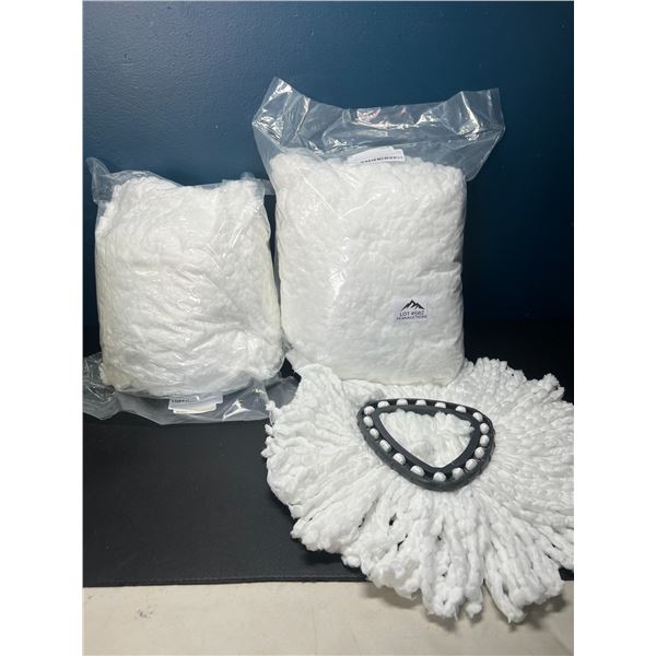 Lot of 2 Packs of Spin Mop Replacement Heads - 6PCS per pack/12 Total