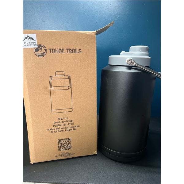 Lot of 1 Tahoe Trails Double-Wall Vacuum Insulated 1 Gallon Water Jug