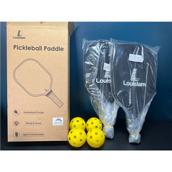 Lot of 1 Louislam Pickleball Paddle Set