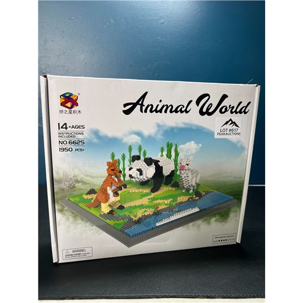 Lot of 1 Animal World Lego-Like Toy Building Set (1950pc Building Set)