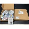 Image 1 : Lot of 2 Packs of Submersible LED Pool Lights w/ Remote Control (4PCS per box)