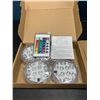 Image 2 : Lot of 2 Packs of Submersible LED Pool Lights w/ Remote Control (4PCS per box)